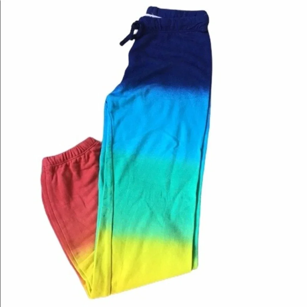 Flowers By Zoe Multi-Color Joggers Size Kids Large - Picture 1 of 3
